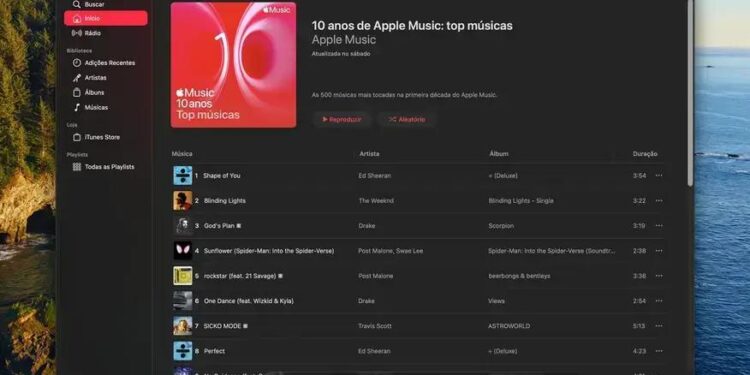As músicas mais tocadas da década no Apple Music: confira o top 500