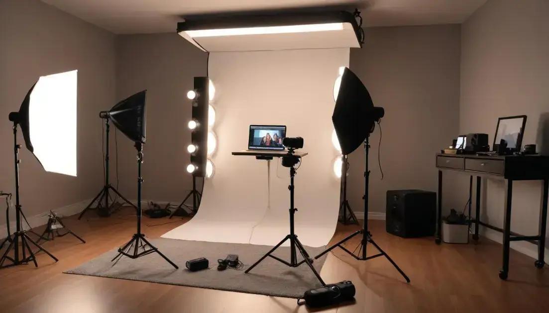  Iluminação Perfeita: Destaque-se na Tela
