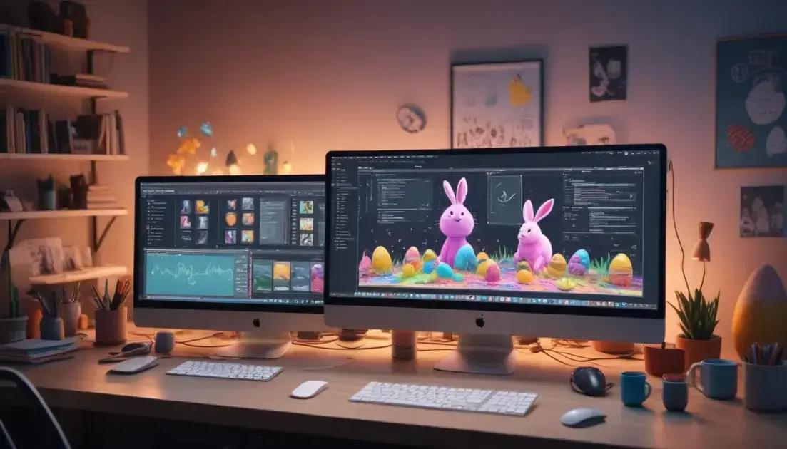  Páscoa Escondida: Elementos Divertidos no Seu Software.