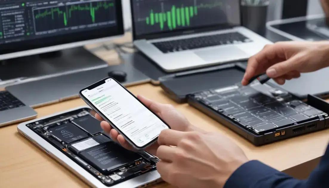  Saúde da Bateria: O Coração do Seu iPhone