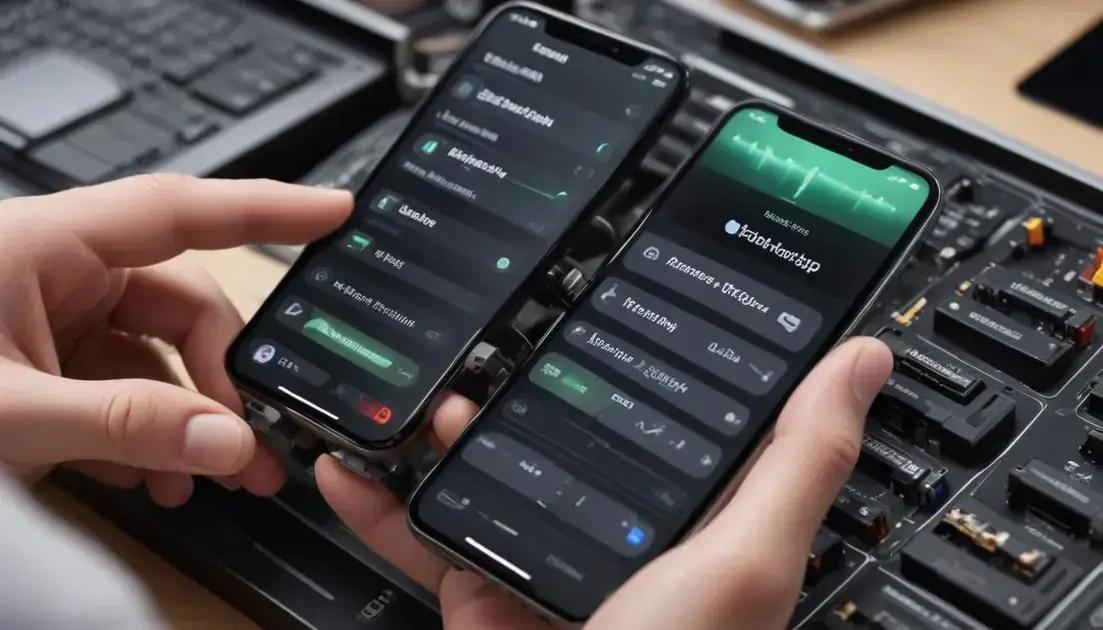  Teste Tudo na Hora: Bateria, Tela, Botões e Conexões.