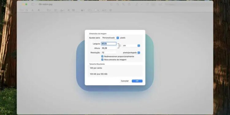 Como REDIMENSIONAR suas IMAGENS no app Pré-Visualização [Mac]