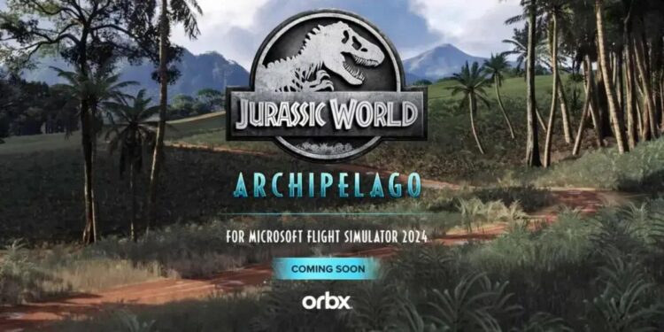 EXPANSÃO IMPERDÍVEL: Jurassic World no Microsoft Flight Simulator 2024!