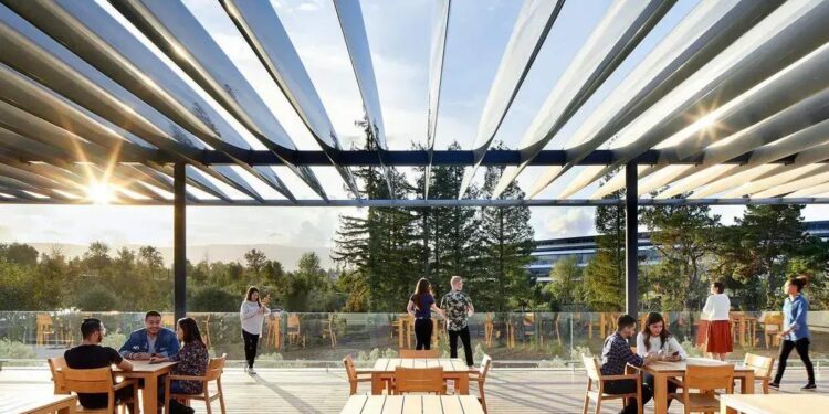 PARE de perder tempo! Terraço do Apple Park Visitor Center fechado para melhorias agora!