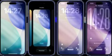 Como MUDAR o TAMANHO do RELÓGIO na Tela Bloqueada do iPhone em 2025