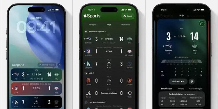 Não perca as novidades: Apple Sports chega a Portugal com novos campeonatos! 1 Não perca as novidades: Apple Sports chega a Portugal com novos campeonatos!