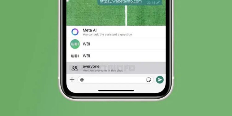 NÃO PERCA! WhatsApp agora permite mencionar todos os participantes do grupo de uma vez 1 NÃO PERCA! WhatsApp agora permite mencionar todos os participantes do grupo de uma vez
